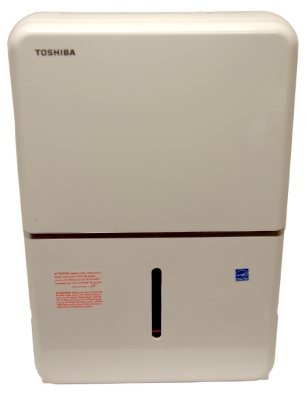 Toshiba 50-Pint/Day 115V~ 60Hz, 1Ph Dehumidifier, White - ENERGY