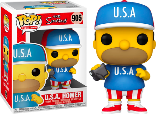 The Simpsons - Homer U.S.A. Pop! Vinyl 