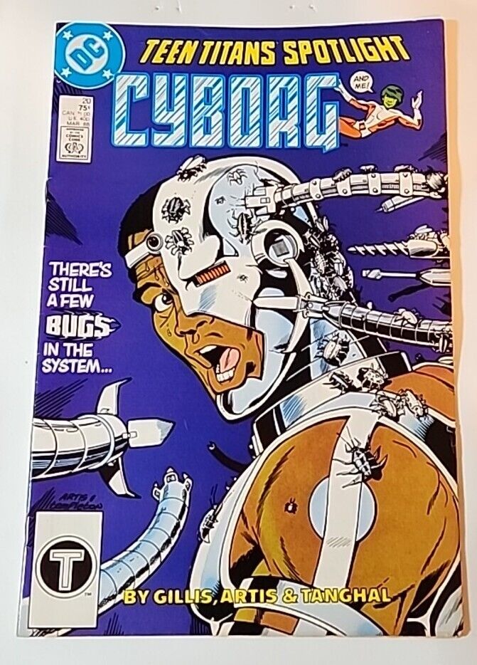 Teen Titans Spotlight #20 CYBORG (DC Comics 1988)
