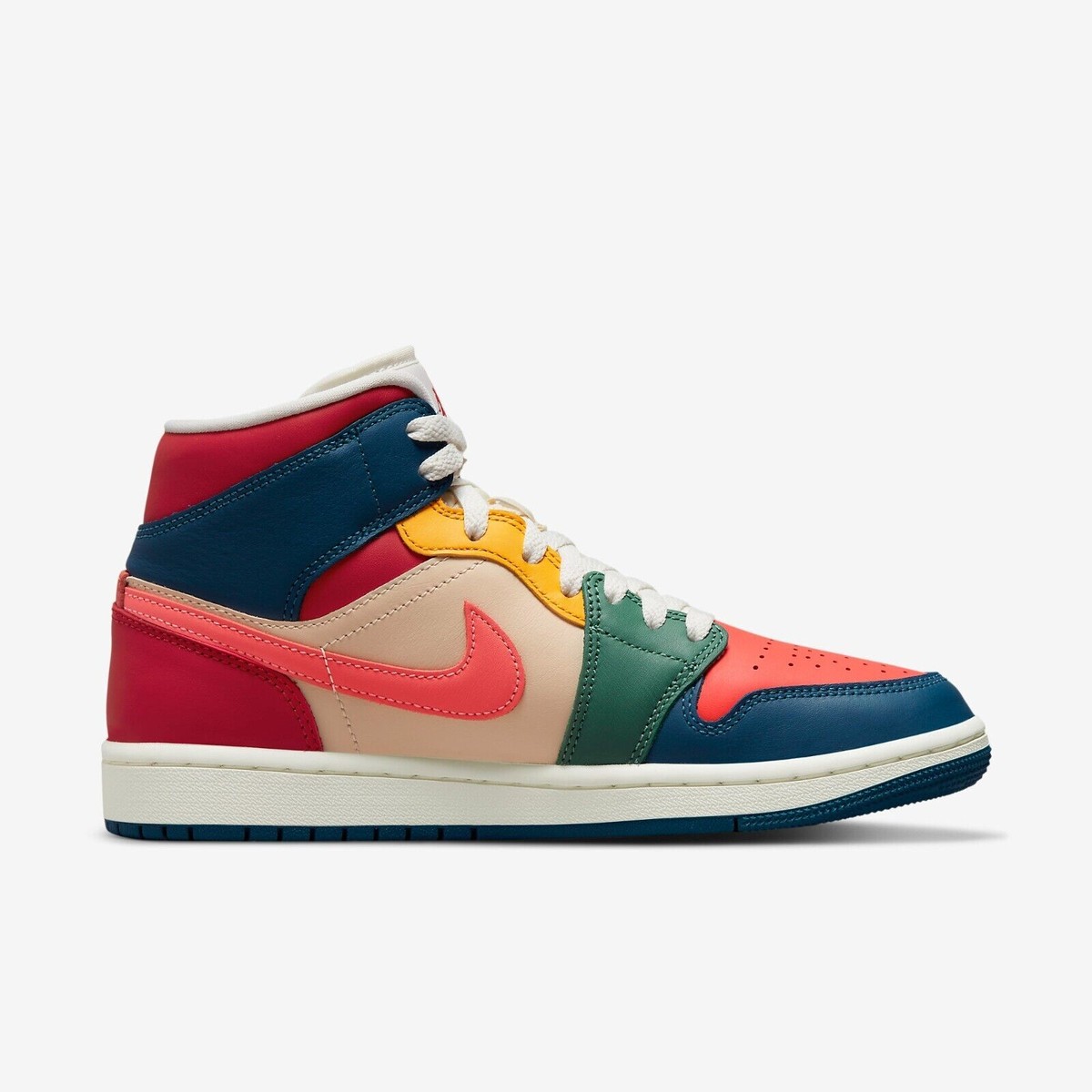 Nike WMNS Air Jordan 1 Mid SE Multi Color DN3738-400 Women's Size