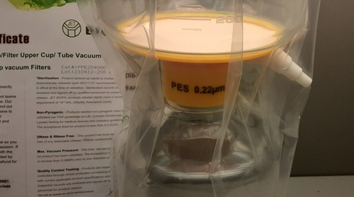 BIOFIL 1000 ml Vakuumfilter/Vorratsflaschensystem/0,22um Porengröße (1 versiegelt) - Bild 4 von 10