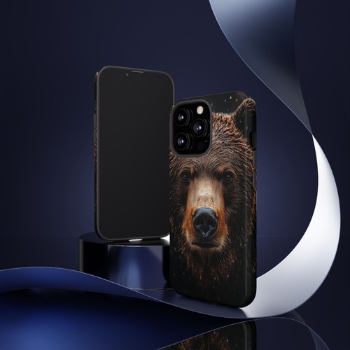 Brown Grizzly Bear Rain - Phone Ink Cover Case for iPhone, Galaxy, Pixel - 第 101/281 張圖片