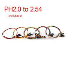 PH2.0 to 2.54 DuPont 1P Terminal Wire 2P~6P t...