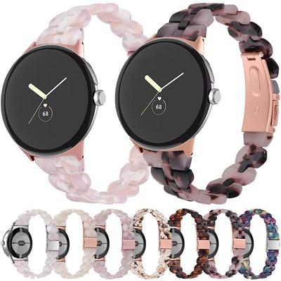 Luxus Harz Armband Ersatz Für Google Pixel Watch 1 2 Band Uhrenarmband Armbänder