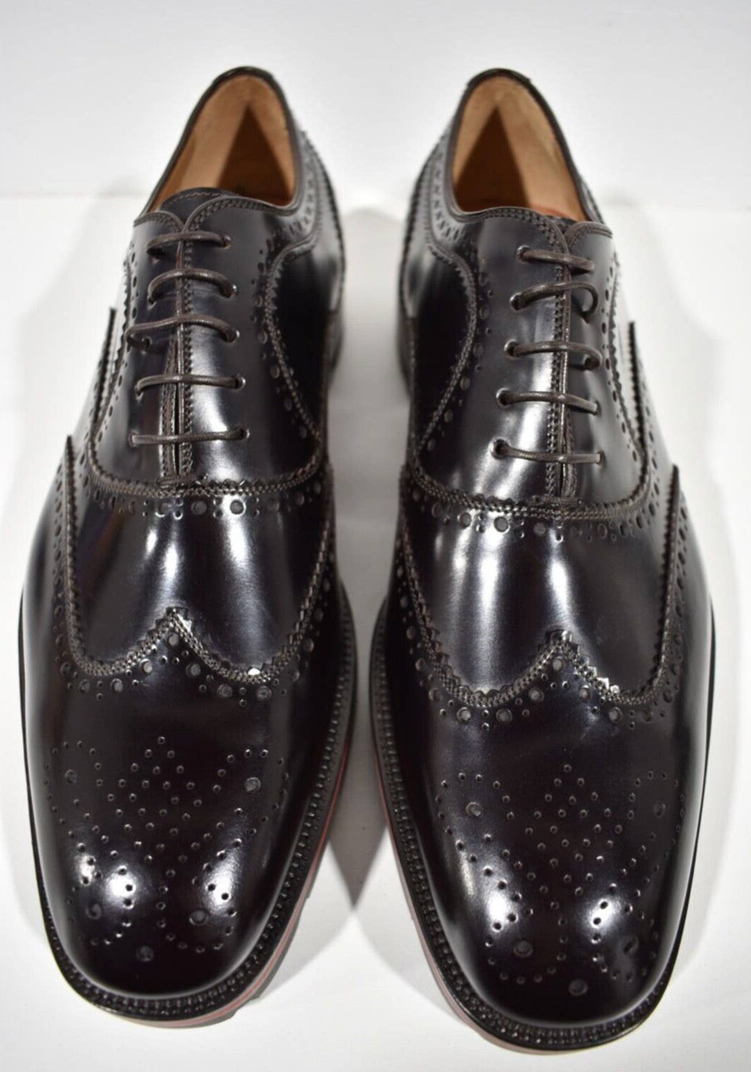 Christian Louboutin Mens Charlie Me Flat Brown Leather Testa Oxford Loafer 41 8 Christian Louboutin M Upper Leather Dress Shoes for Men for  main image 4