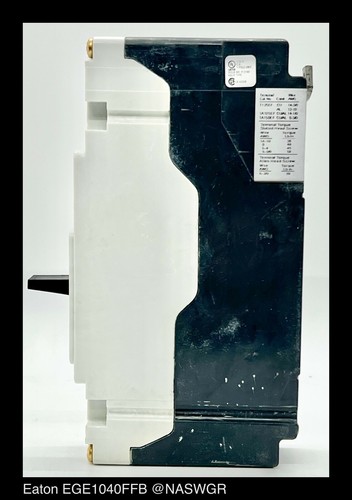 Eaton EGE1040FFB Molded Case Circuit Breaker ~ 40 Amp - Unused Surplus - Picture 3 of 7