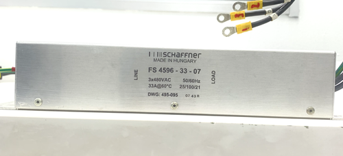 SCHAFFNER FS4596-33-07 Line Filter 3x-33-07 Line Filter 3x480VAC 33A, NEW LOOK - Picture 2 of 5