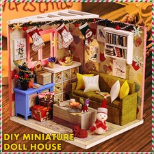 diy christmas dollhouse
