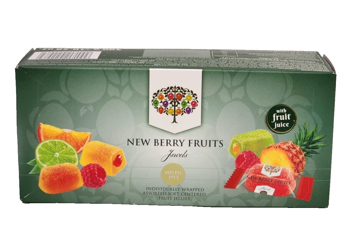 New Berry Fruits Jewels individuals wrapped assorted soft centered