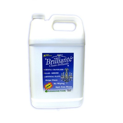 Brilliante New Crystal Chandelier Cleaner One Gallon Refill Environmentally Safe Crystal Chandelier Cleaner, Cleaning Crystal Chandelier With Ammonia