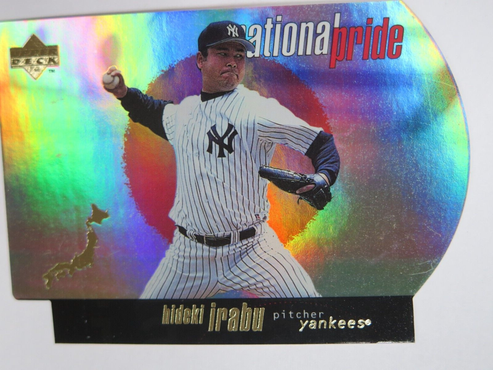 1998 Upper Deck National Pride Hideki Irabu #NP17 BASEBALL CARD