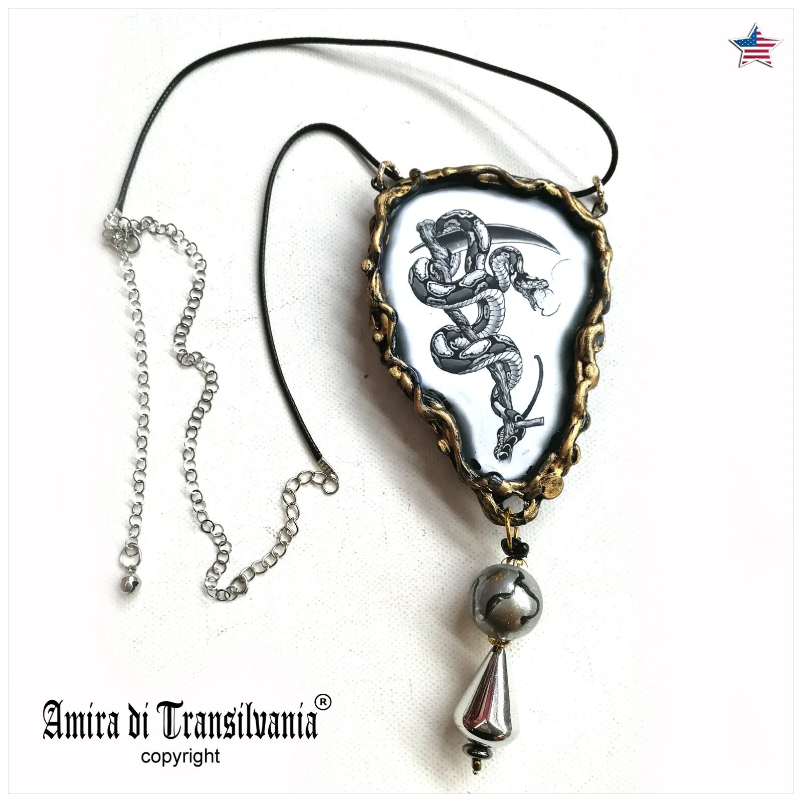 Collar natural de estaño Moda Collares y Colgantes