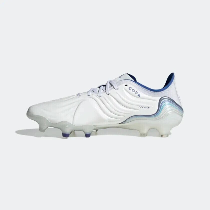 adidas Copa Sense.1 FG White-Blue New Soccer Shoes Unisex Size 7.5
