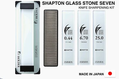 SHAPTON GLASS STONE SEVEN Knife Sharpening kit 70708 25, 6.7 SHAPTON GLASS STONE SEVEN Knife Sharpening kit 70708 25, 6.7