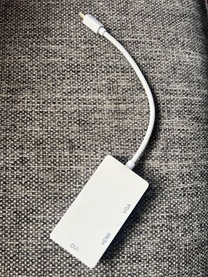 DISPLAYPORT TO VGA HDMI DVI CABLE ADAPTER