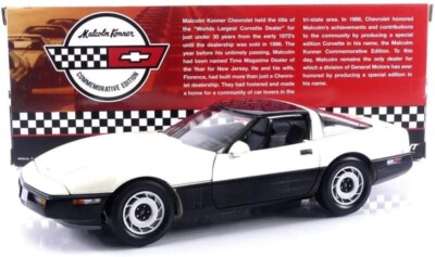 Greenlight 1/18 Scale - 1986 Chevrolet Corvette C4 Malcolm Konner