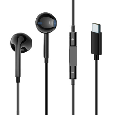 USB-C Type C Headphones Earphones with Mic For Samsung Galaxy S22 S21 Plus Ultra