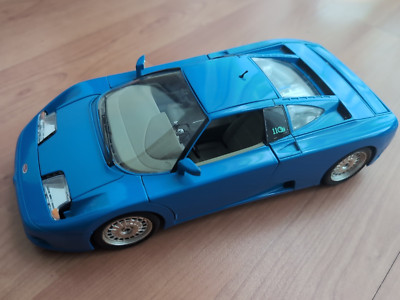 Bburago 1:18 #3055 Bugatti EB110 Baujahr 1991 blau 1:18 Modellauto