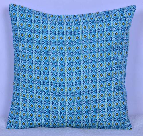Indian Kantha Cushion Cover Cotton Decorative Throw Pillow Case Decor Boho 16" - Picture 74 of 91