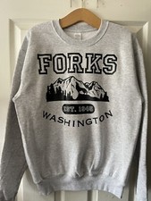 New UK stock Twilight Forks movie Sweatshirt Sweater Fandom merch