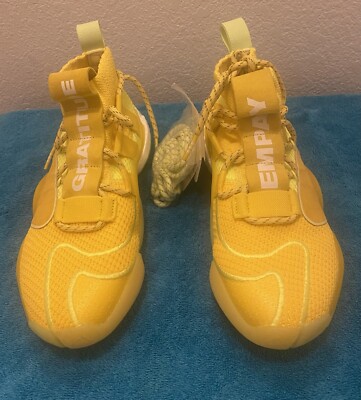 Adidas Pharrell x Crazy BYW x 'Bright Yellow' Sz 6 EG7724 sneakers