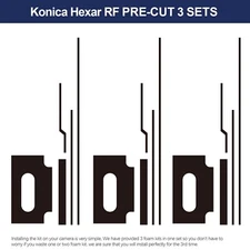 Film Check Window Custom Pre-Cut Light Seal Foam Sponge Kits For Konica Hexar RF