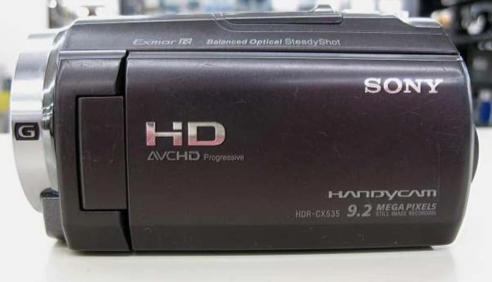 SONY HDR-CX535 HandyCam Digital HD Video Camera Recorder Black Memory 32GB Used - Image 3 of 4