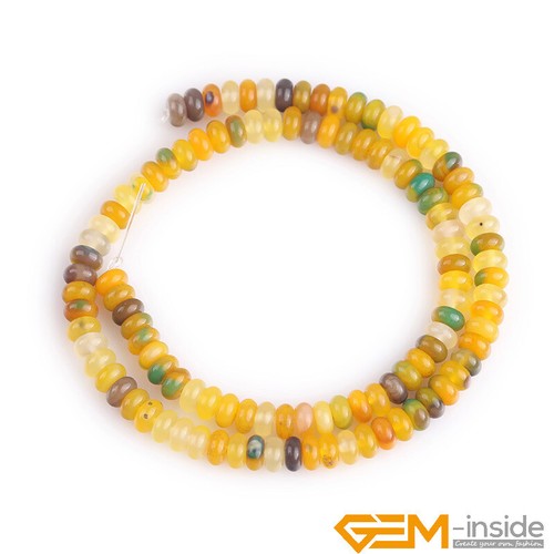 3x6mm Natural Assorted Gemstones Rondelle Heishi Spacer Jewelry Making Beads DIY - Picture 15 of 48
