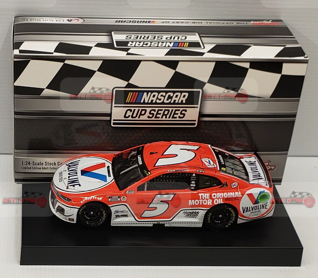 Kyle Larson 2021 Lionel Racing #5 Valvoline Nashville Raced Win 1/24, 2148 made!