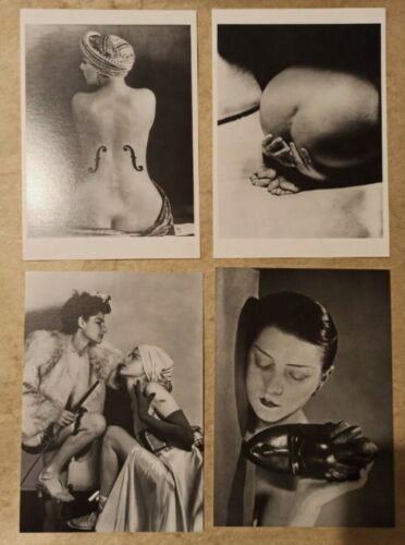 4 carte postale Man Ray Violon d'Ingres Noire Blanche Juliet soeur Prière femmes - Photo 1/2