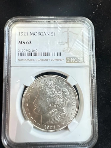 1921-P $1 Morgan NGC MS63 Very Nice - Errors on this coin