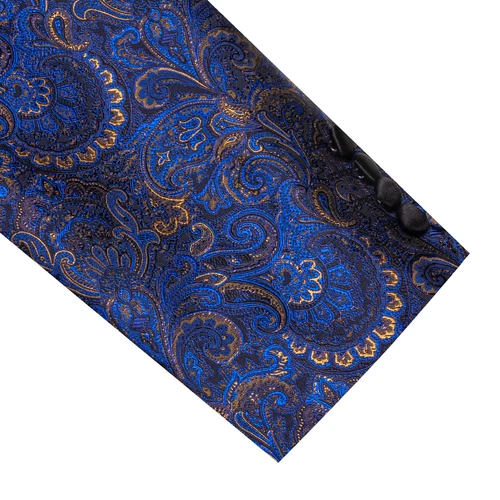 Para Hombres Floral Esmoquin Cena Chaqueta Calce Regular Chal Solapa Paisley Baile de graduación Fiesta Traje - Imagen 174 de 236