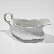 Homer Laughlin American Beauty China Gravy Boat.