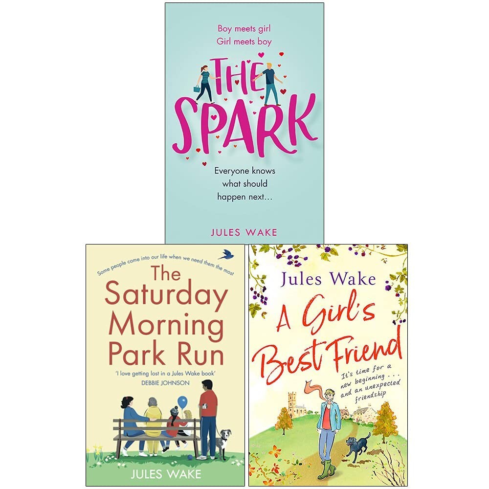 Jules Wake 3 Books Set (Spark, Saturday & Girl's Best Friend) Paperback New