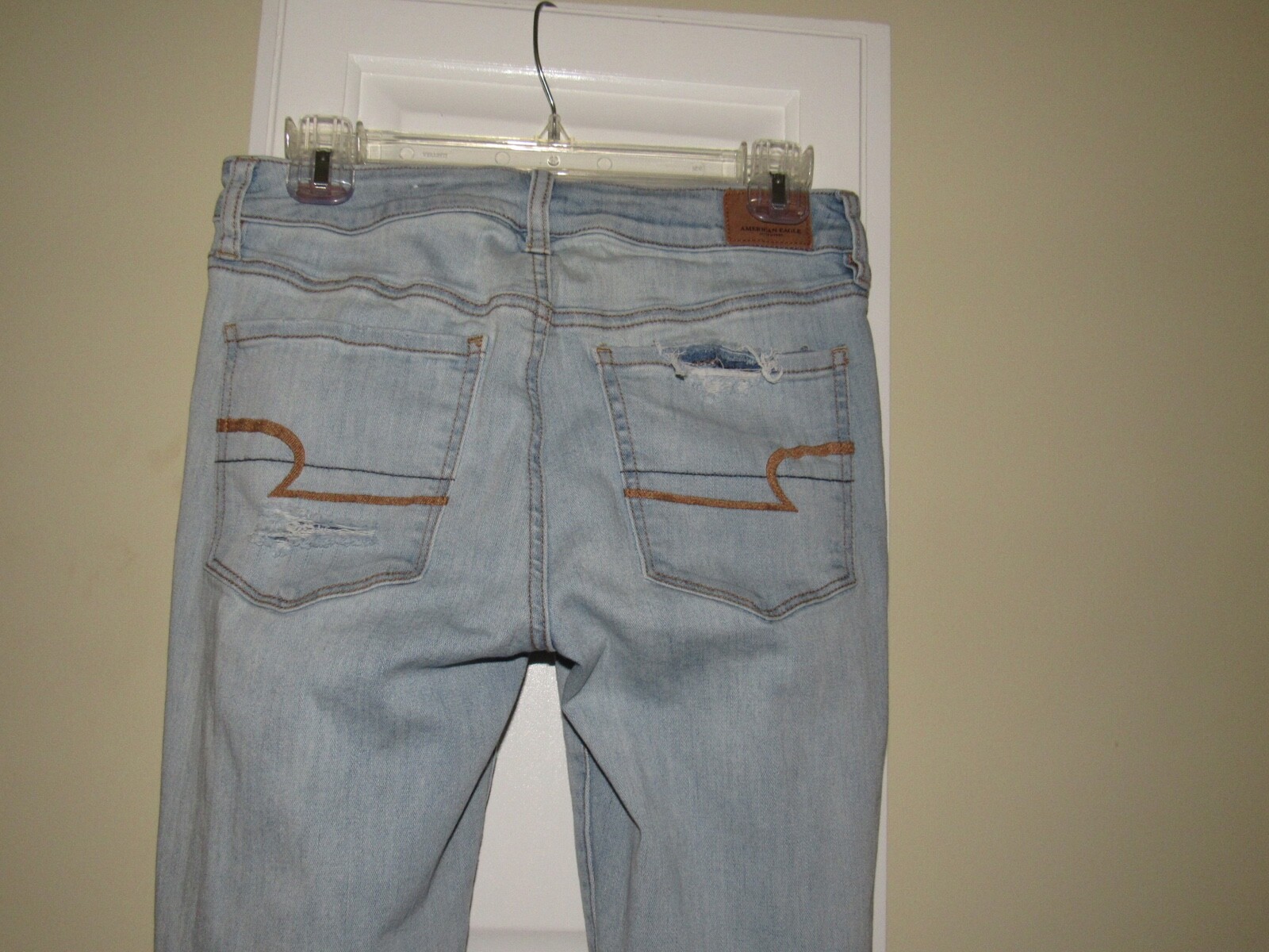 American Eagle Super Stretch Patchwork Destroyed … - image 5