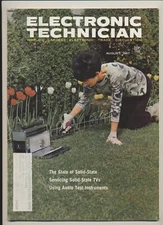 Electronic Technician Magazine Vol 86 #02 Aug 1967 State of Solid-State TVs