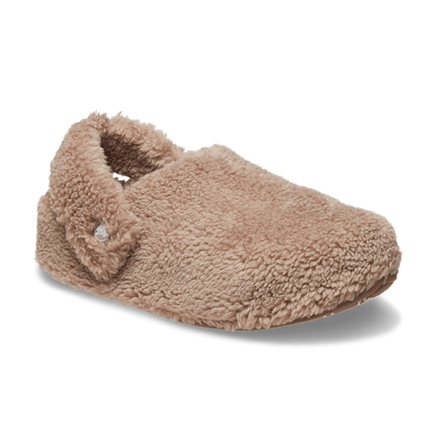NEW CROCS CLASSIC COZY SLIPPER FLEECE BEIGE BLACK 209386 UNISEX - Picture 7 of 15