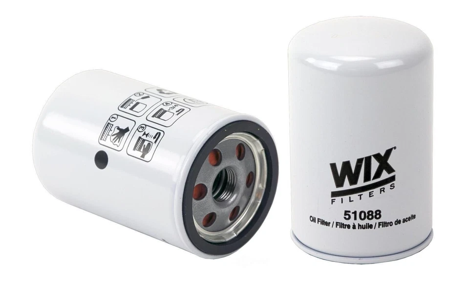 Filtro de óleo do motor fabricante WIX para MERCEDES-BENZ 300SE 1988-1991 L6-3.0L - Imagem 2 de 4