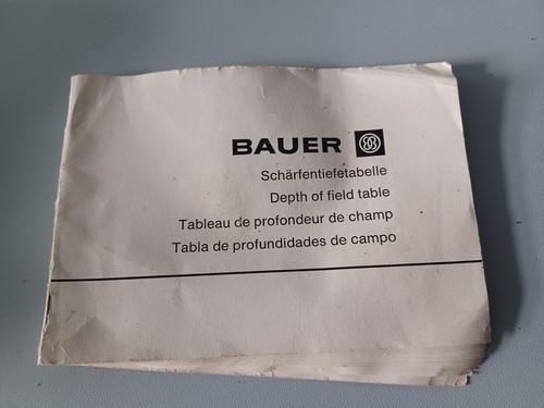 Bauer C2 A Super Movie Camera Film Camera with case and manual - Picture 12 of 14