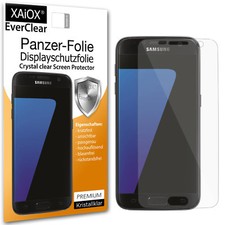 1x XAiOX® Full Cover Panzerfolie Display Schutzfolie für Samsung Galaxy S7
