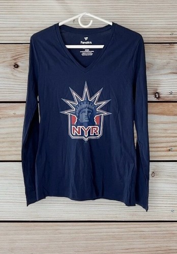 NWT Fanatics NHL New York Rangers NYR Women’s Long Sleeve Tshirt Size Small