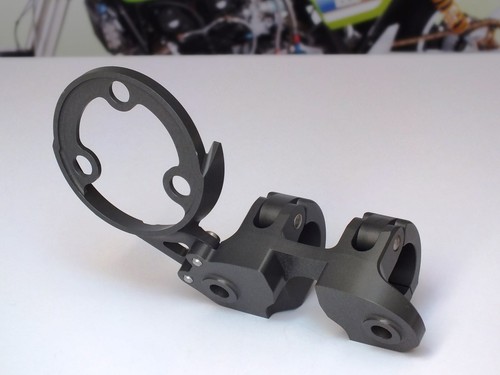 CNC Aluminium Handlebar 28,6mm;Ducati Scrambler;Handlebar Holder - Picture 7 of 9