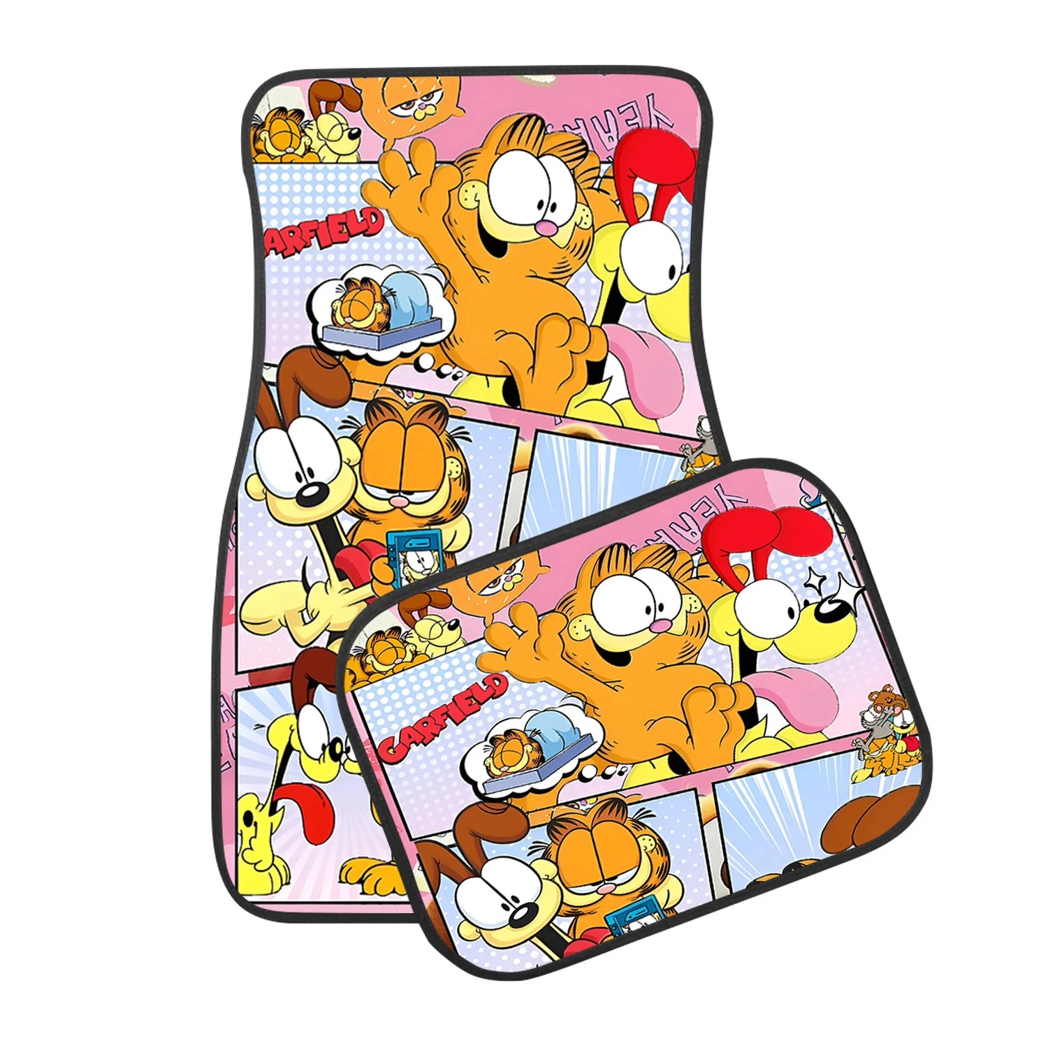 Garfield Odie Car Floor Mats, Cartoon Comic Auto Accessories