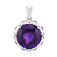 Cavill SilberanhäNger Amethyst 8,32Ct Rundschliff 925 Sterling Schmuck