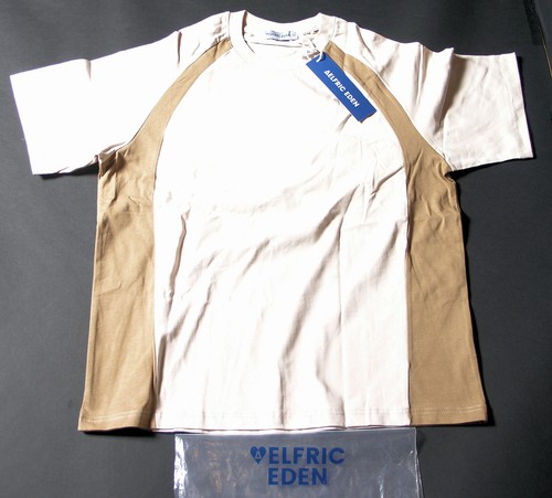Aelfric Eden Basic Color Blocking TeeBeige Yello Size Medium - Picture 2 of 7