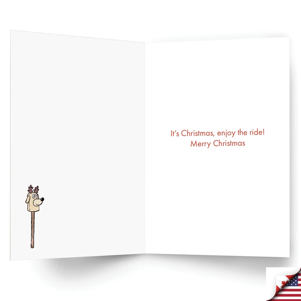 12 divertidas tarjetas de Navidad con sobres (1 diseño, 12 cada una) - repuesto tamaño completo Foto 2 de 4