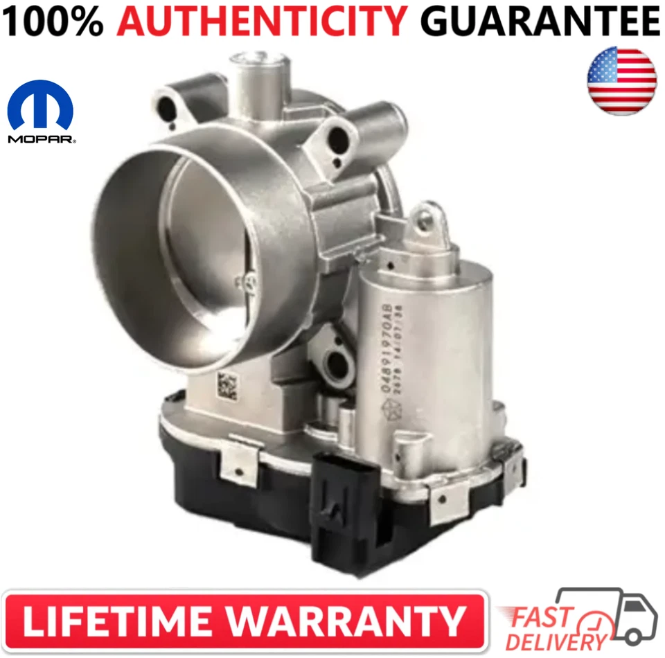 Carrocería de acelerador original Mopar 04891970ab para Chrysler Jeep RAM 2013-2019 2,4 L I4 Foto 2 de 3