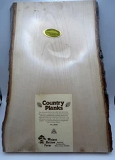 American Basswood, Country Planks Kiln Dried Live Edge County Planks New Wrapped