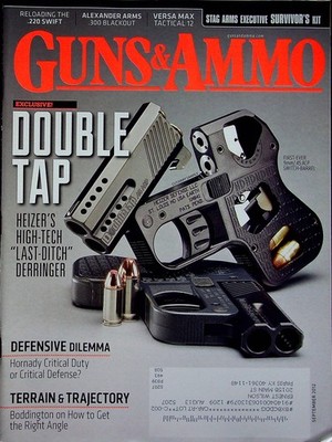 Guns & Ammo Magazine September 2012 Heizer 9mm/.45 ACP Switch-Barrel