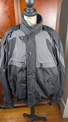 Arlen Ness Motorcycle Biker Jacket Black Men's Size XL  Protection Gear Padded - product listing photo